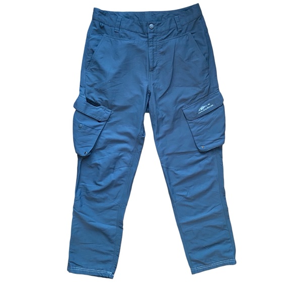 Grundens Breakwater Utility Pants 32 R Gray Cargo Fishing Lightweight SPF 50 - Picture 4 of 12